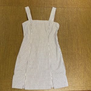 Forever 21 Blue and White Stripped tight fitted mini dress